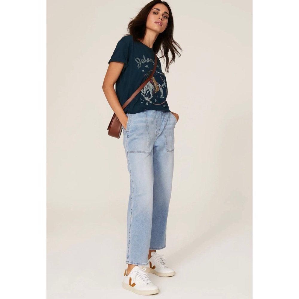 NWT Madewell  Pull-On Relaxed Jeans Size S